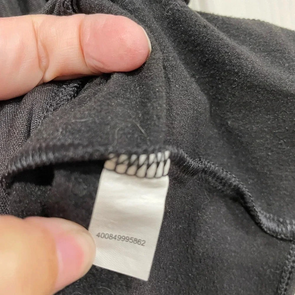 Fila Womens Medium Workout Jacket Hoodie Hoody Black with Grey Print - Picture 6 of 7